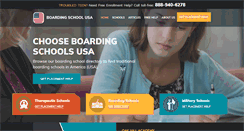 Desktop Screenshot of boardingschools.us