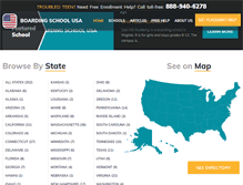 Tablet Screenshot of boardingschools.us